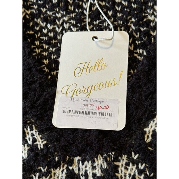 Elan Women Sweater Super Soft Pullover Oversized Size OS Preppy Modern NWT - Picture 6 of 12